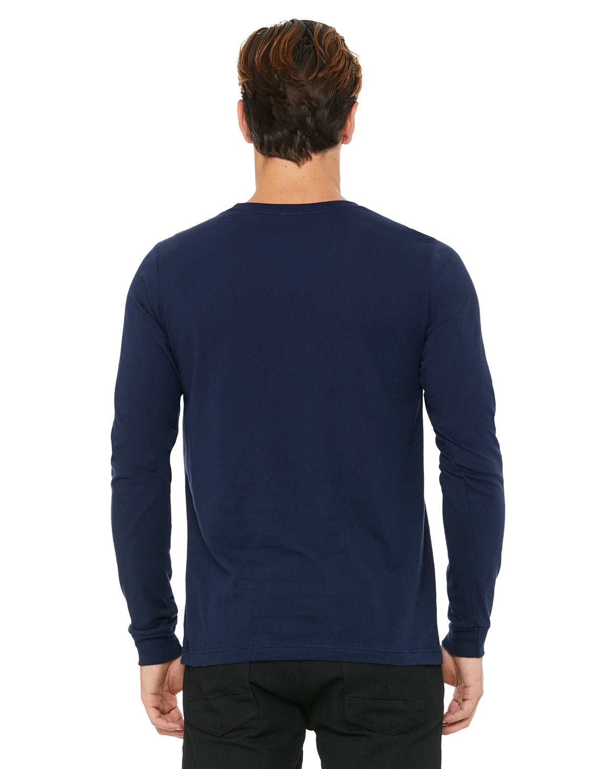 Unisex Jersey Long-Sleeve T-Shirt - Navy
