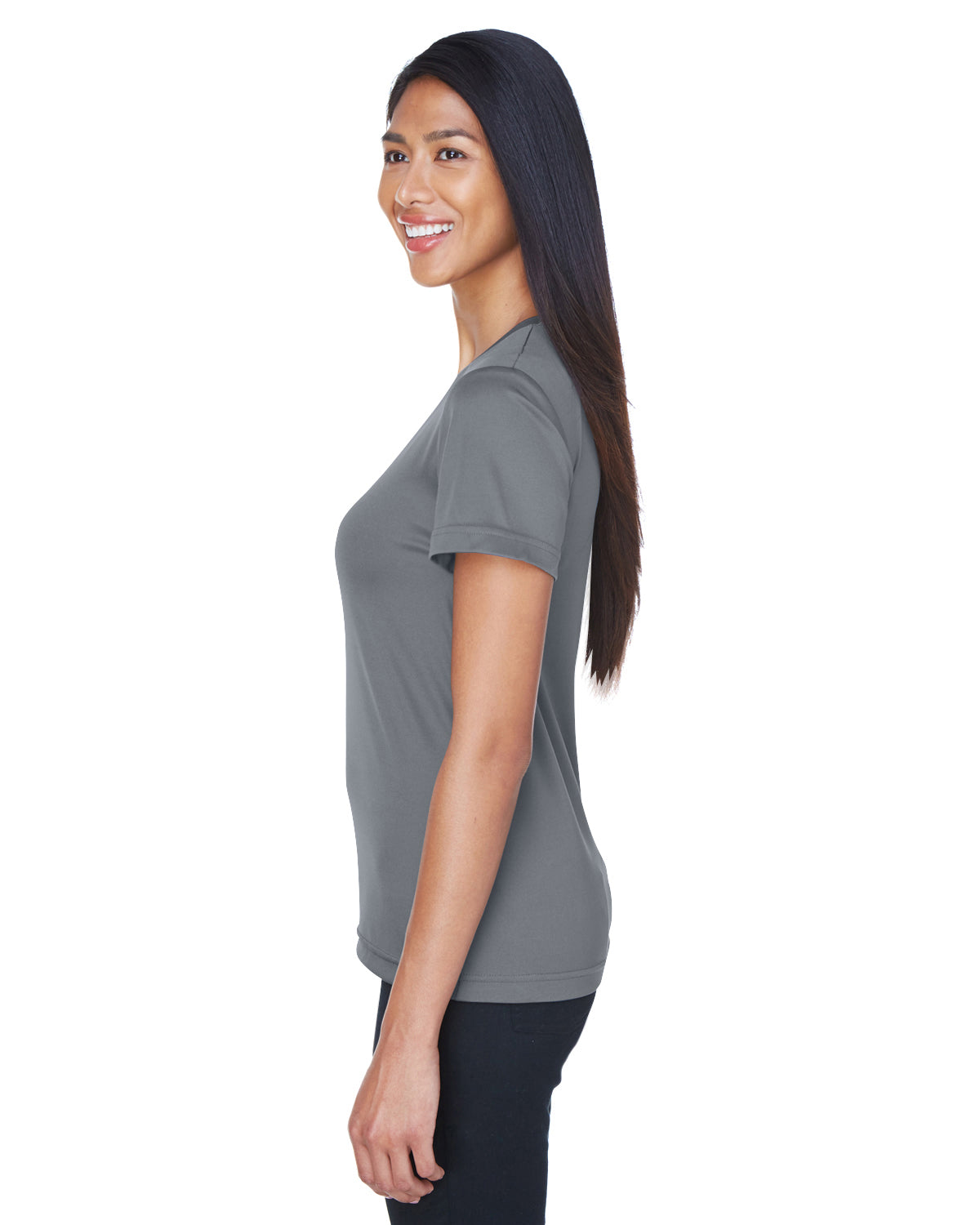 Women's Cool & Dry Basic Performance T-Shirt - Charcoal