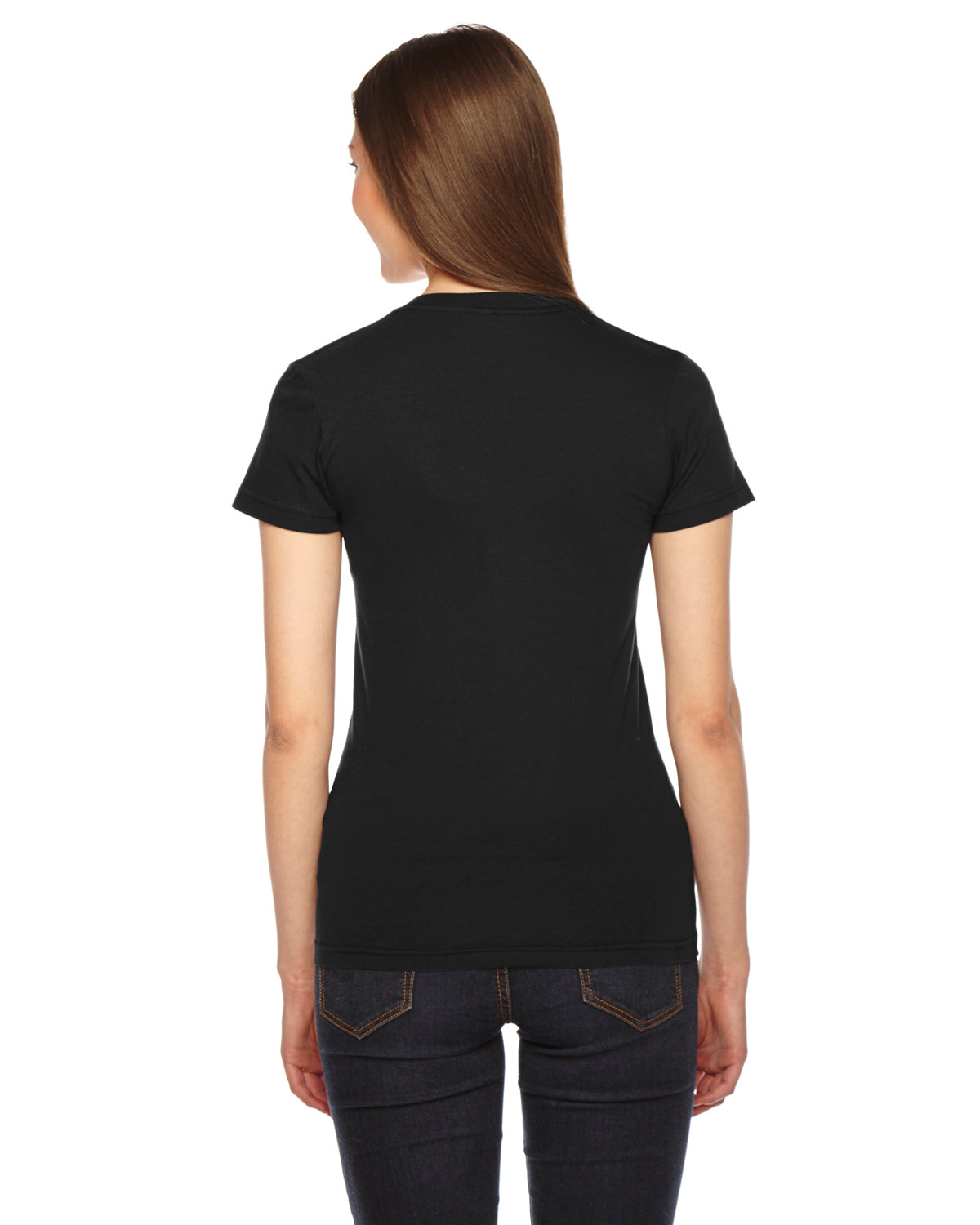 Women's Fine Jersey Short-Sleeve T-Shirt - Black