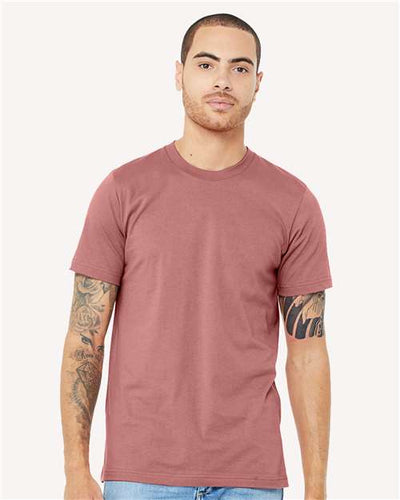 BELLA + CANVAS 3001U Mauve — on model front