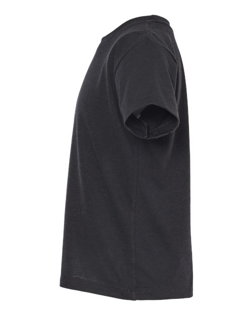 BELLA + CANVAS 3413T Solid Black Triblend — direct side
