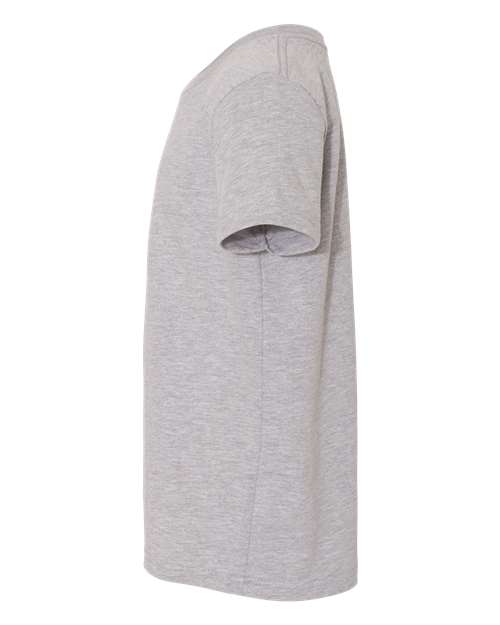 BELLA + CANVAS 3001YCVC Athletic Heather — direct side