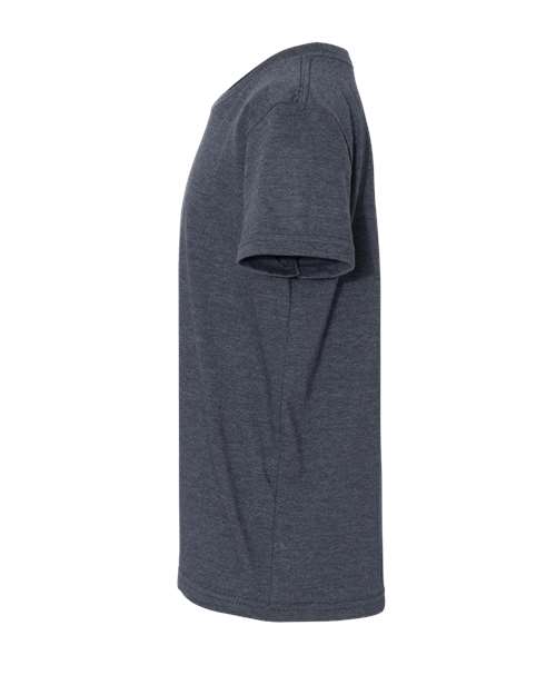 BELLA + CANVAS 3001YCVC Heather Navy — direct side