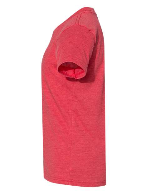 BELLA + CANVAS 3001YCVC Heather Red — direct side