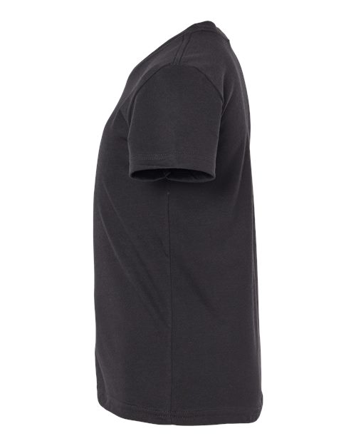 BELLA + CANVAS 3001YCVC Solid Black Blend — direct side