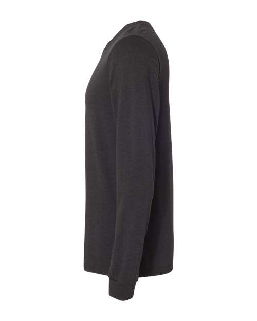 BELLA + CANVAS 3501CVC Black Heather — direct side
