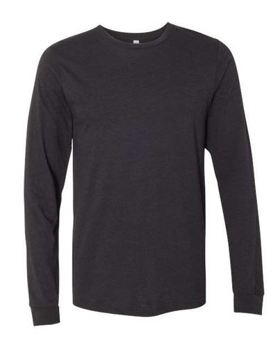 BELLA + CANVAS 3501CVC Black Heather — front