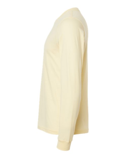 BELLA + CANVAS 3501CVC Heather French Vanilla — direct side