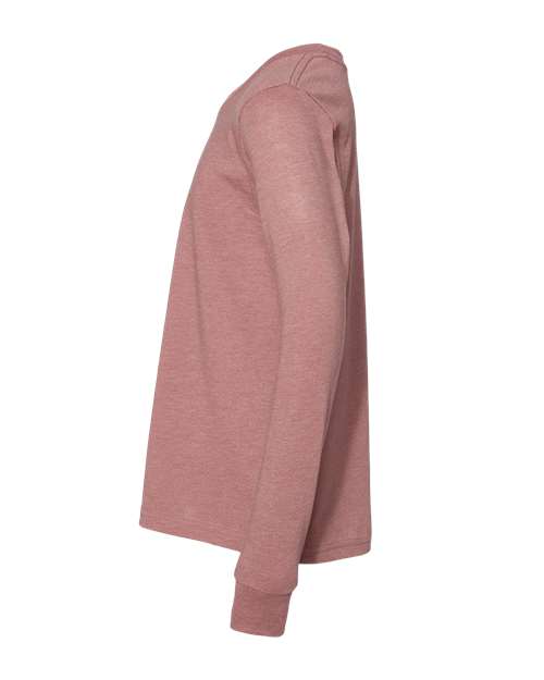 BELLA + CANVAS 3501CVC Heather Mauve — direct side