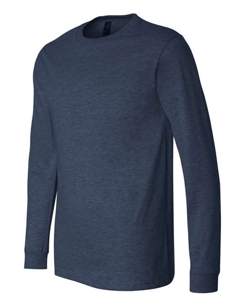 BELLA + CANVAS 3501CVC Heather Navy — direct side