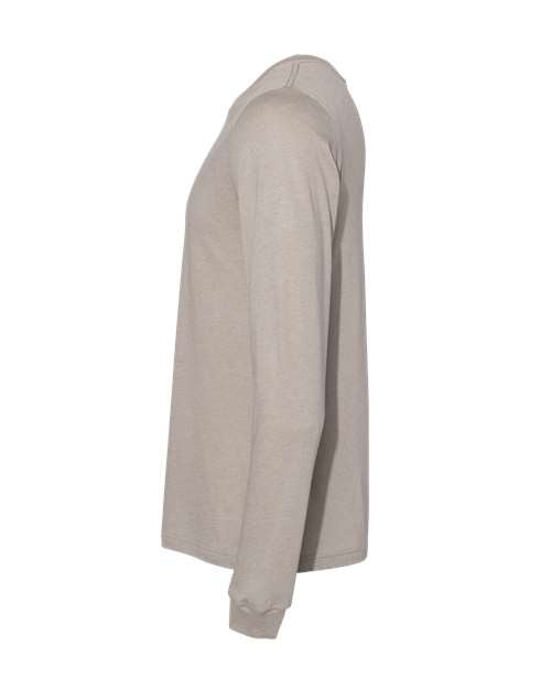 BELLA + CANVAS 3501CVC Heather Stone — direct side