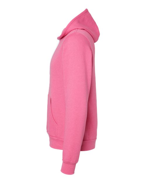 BELLA + CANVAS 3719 Heather Charity Pink — direct side