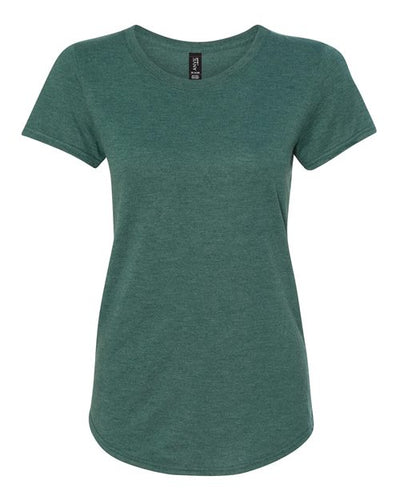 Gildan 6750L Heather Dark Green — front
