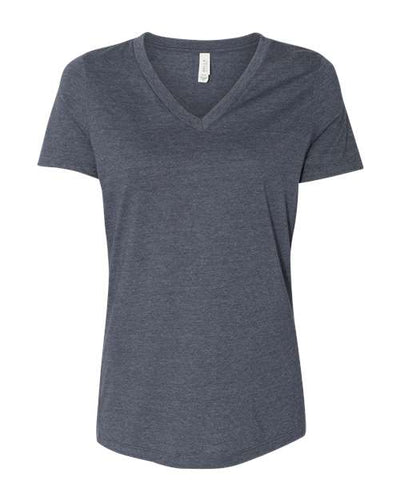 BELLA + CANVAS 6405CVC Heather Navy — front