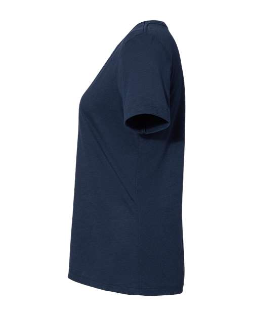 BELLA + CANVAS 6415 Solid Navy Triblend — direct side