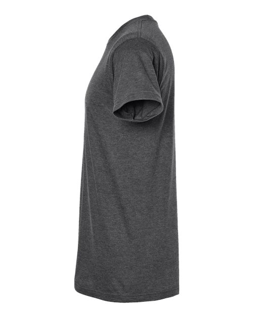 Tultex 202 Heather Charcoal — direct side