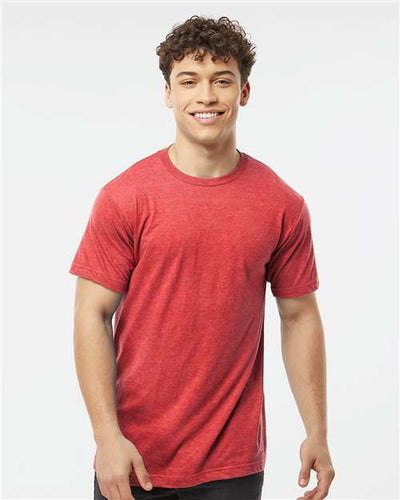 Tultex 202 Heather Red — on model front