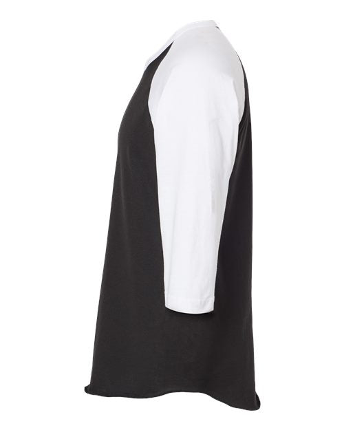 Tultex 245 Black/ White — direct side