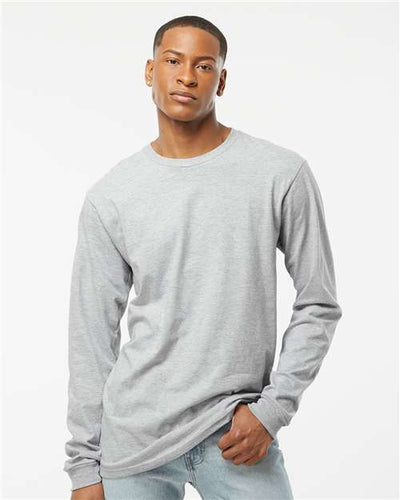 Tultex 291 Heather Grey — on model front