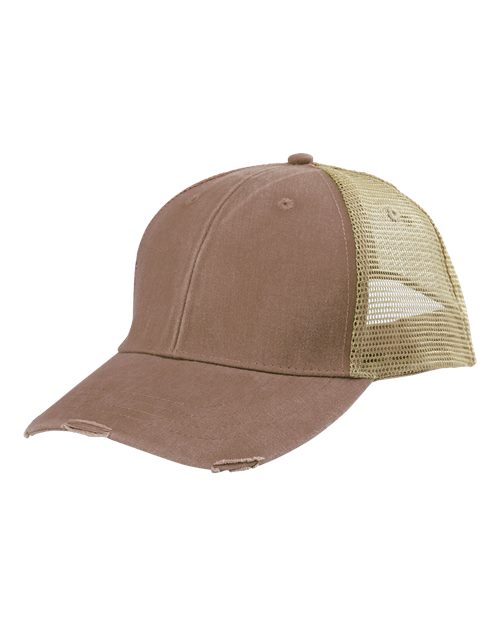 Adams Headwear OL102 Mississippi Mud/ Tan — front