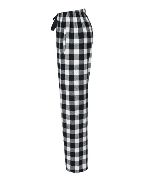 Boxercraft BW6620 Black/ White Buffalo Plaid — direct side