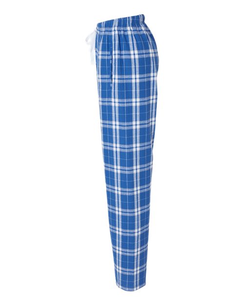 Boxercraft BW6620 Royal/ Silver Plaid — direct side