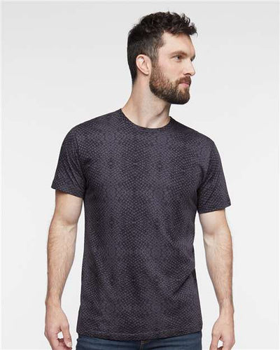 LAT 6901 Black Reptile — on model front