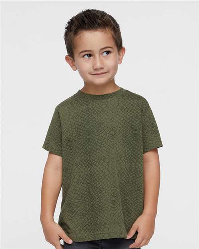 Rabbit Skins 3321 Green Reptile — on model front