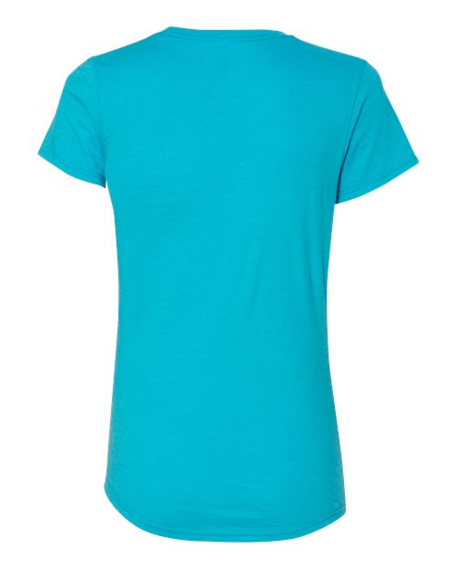 Gildan 6750L Heather Caribbean Blue — back