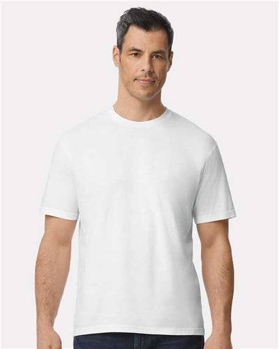 Gildan 65000 White — on model front
