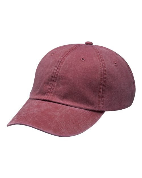 Adams Headwear LP101 Burgundy — front
