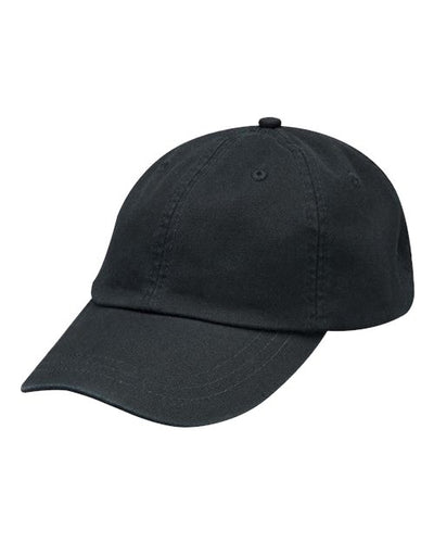 Adams Headwear LP104 Black — front