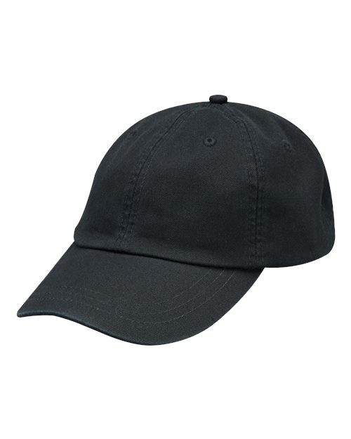 Adams Headwear LP104 Black — front