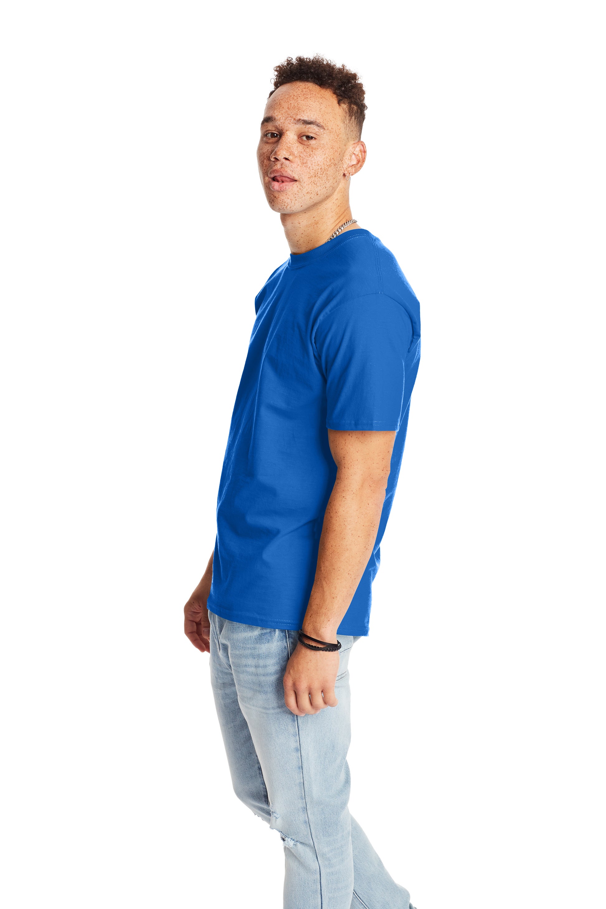 Beefy-T® Short Sleeve Tee - Bluebell Breeze