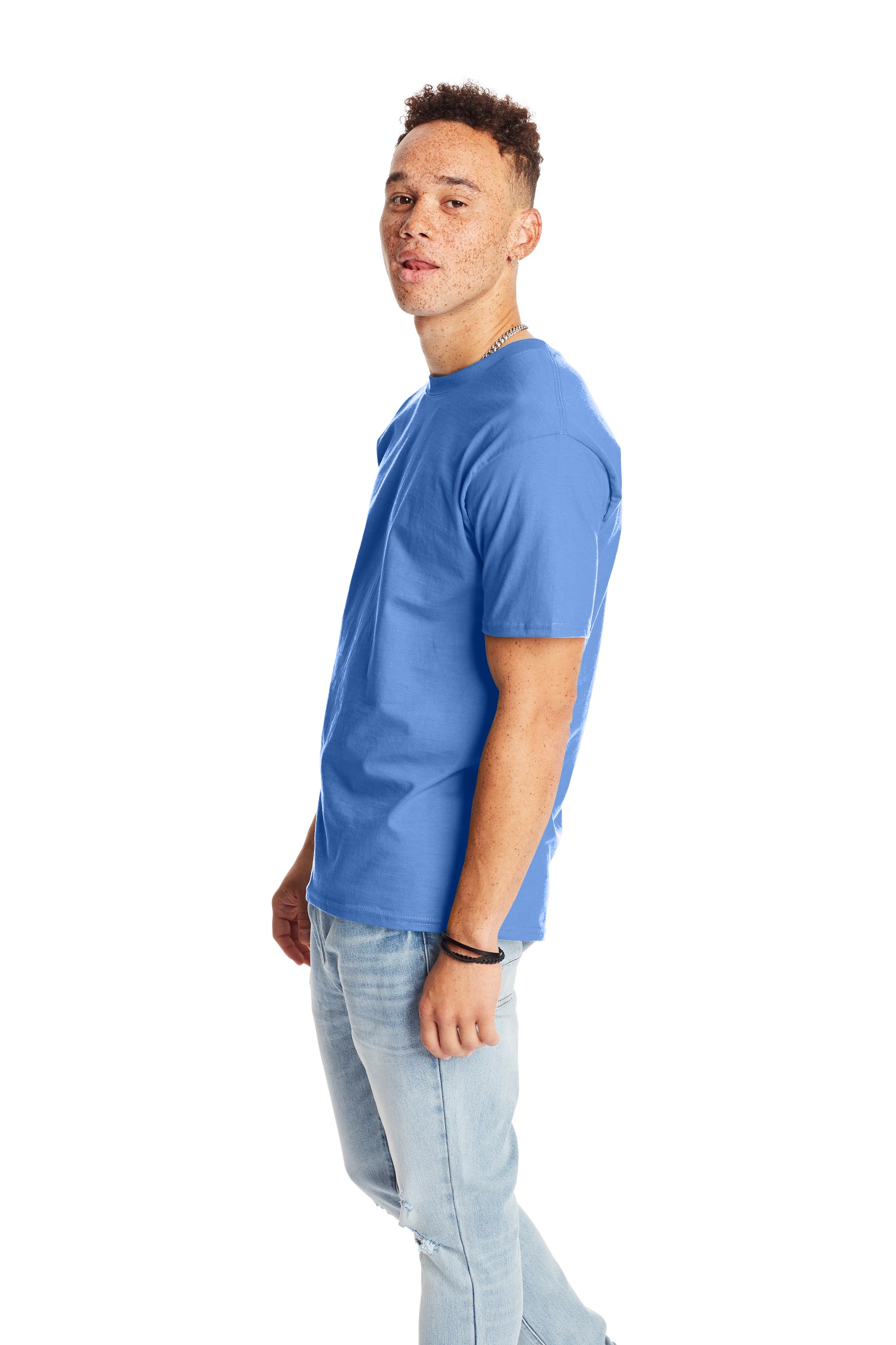 Beefy-T® Short Sleeve Tee - Carolina Blue