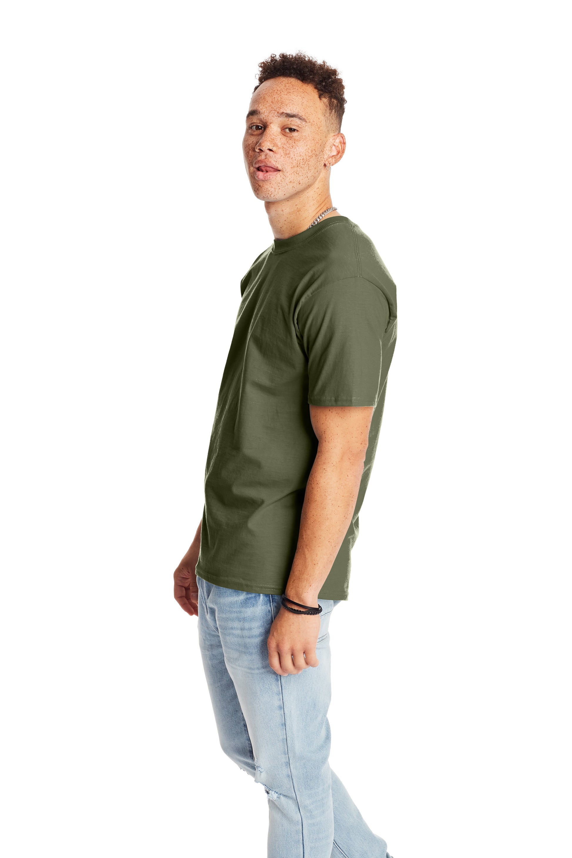 Beefy-T® Short Sleeve Tee - Fatigue Green