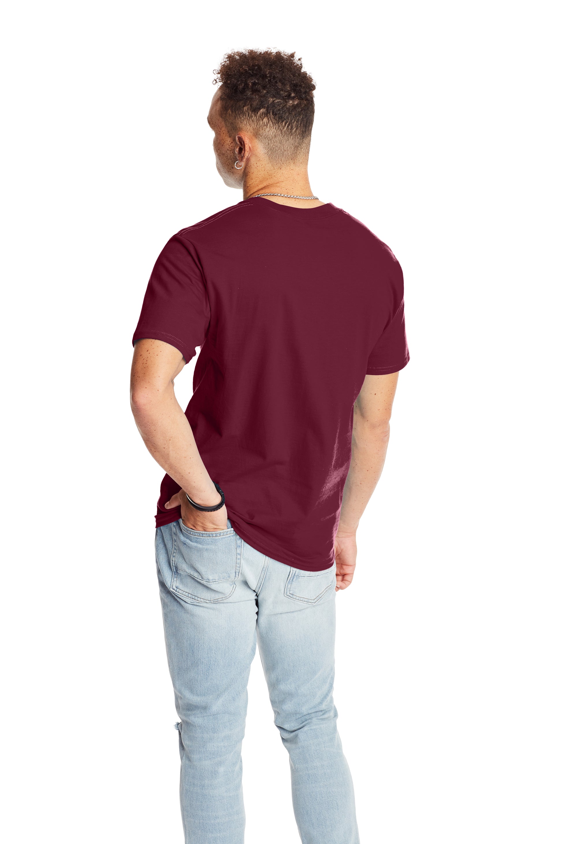 Beefy-T® Short Sleeve Tee - Maroon