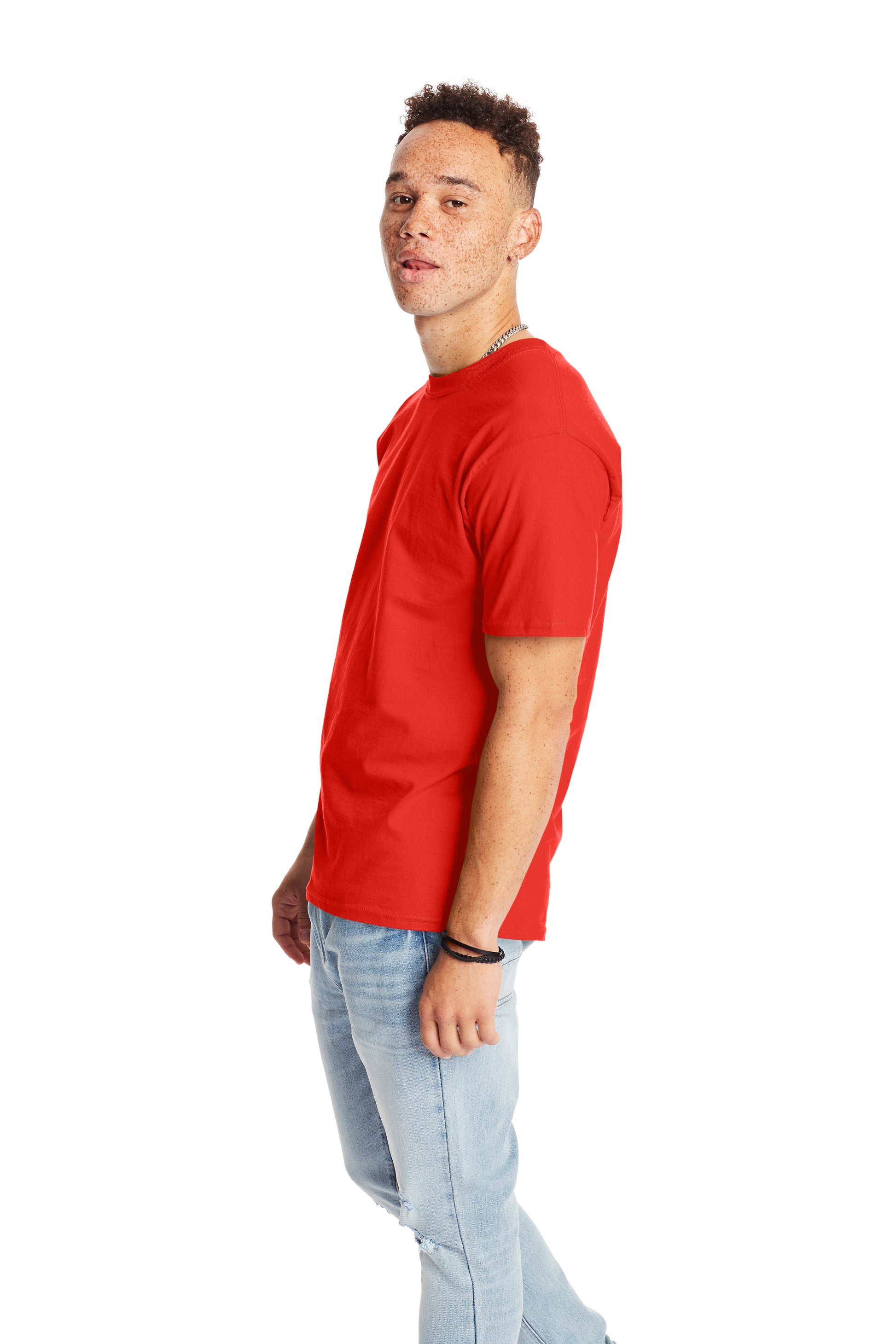 Beefy-T® Short Sleeve Tee - Poppy Red