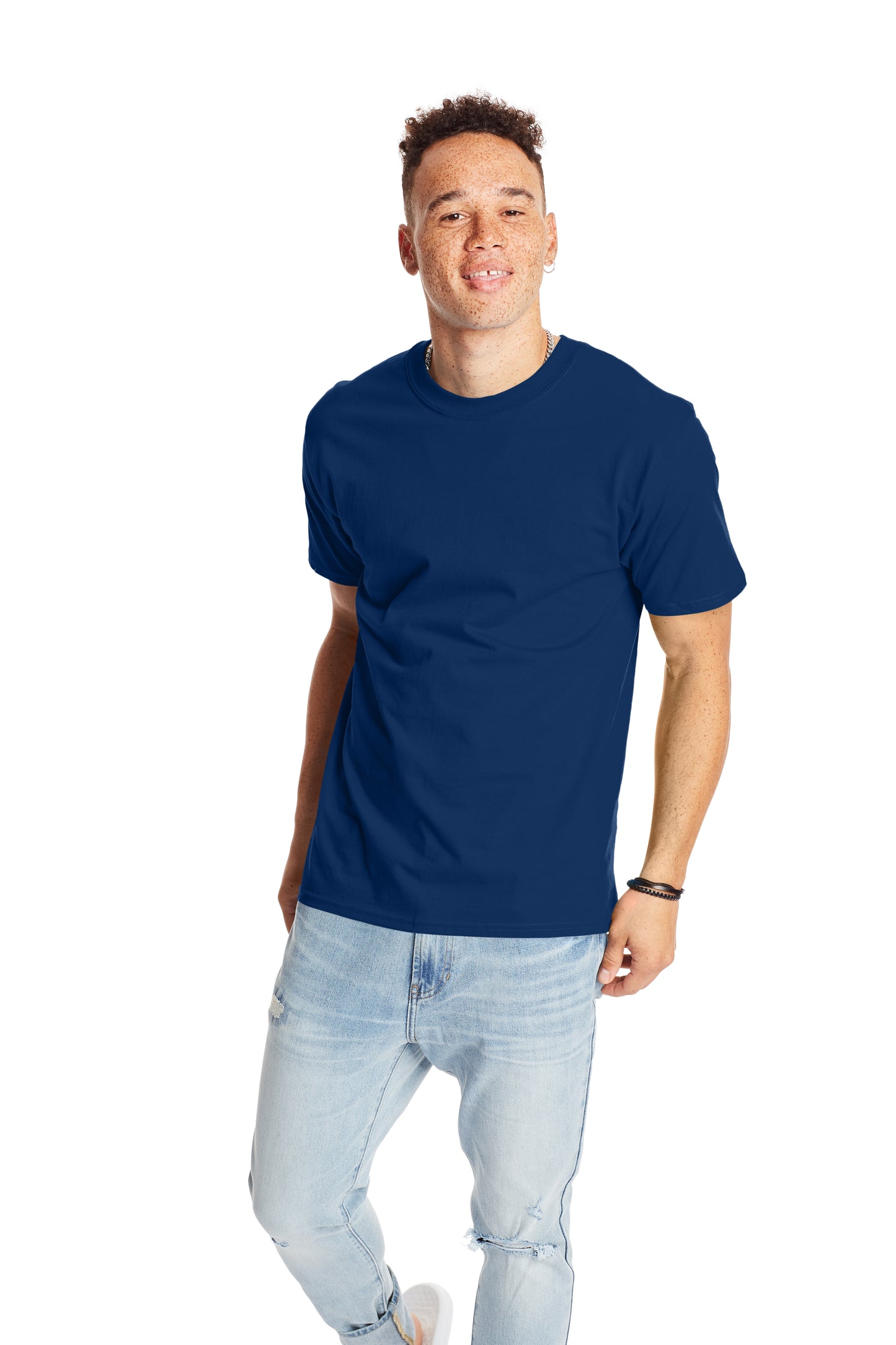 Beefy-T® Short Sleeve Tee - Regal Navy