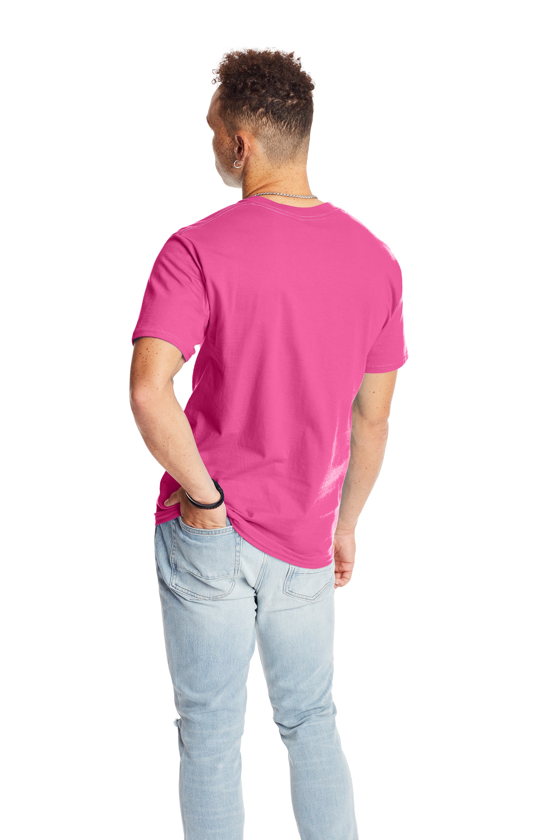 Beefy-T® Short Sleeve Tee - Wow Pink