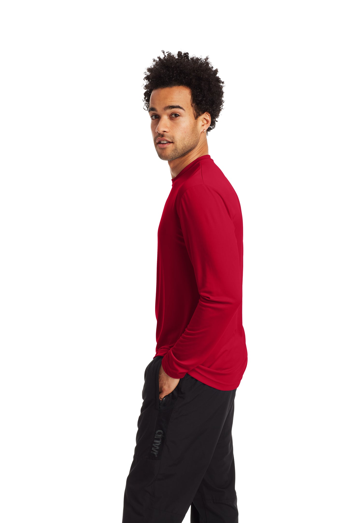 Cool DRI® Long Sleeve Tee - Deep Red