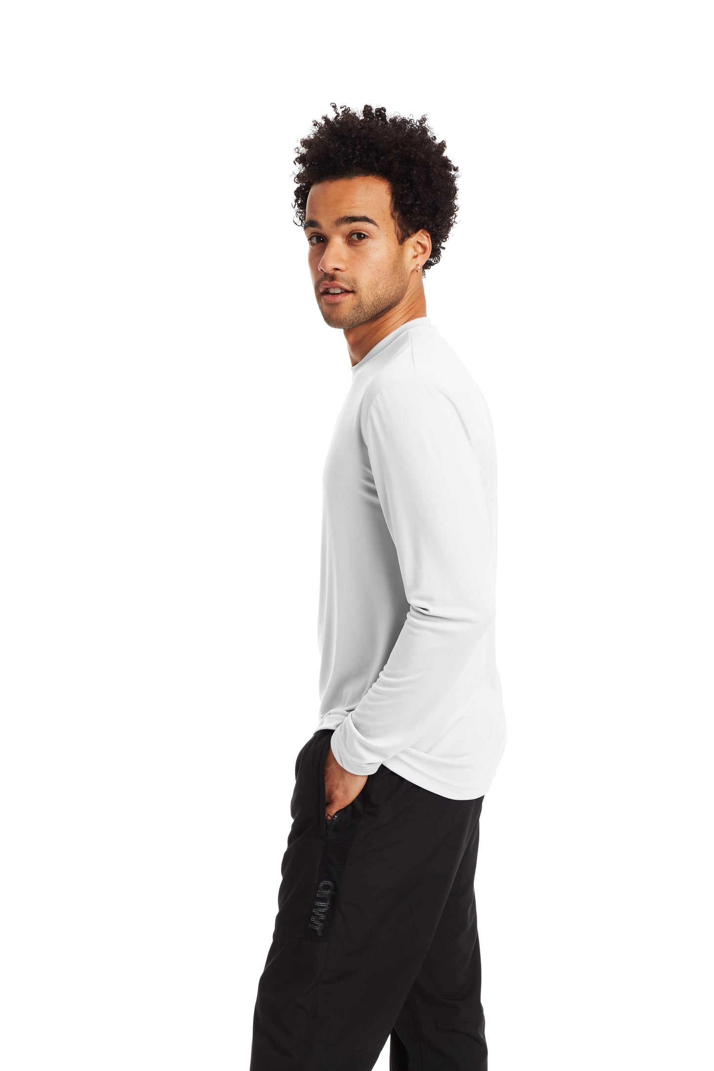 Cool DRI® Long Sleeve Tee - White