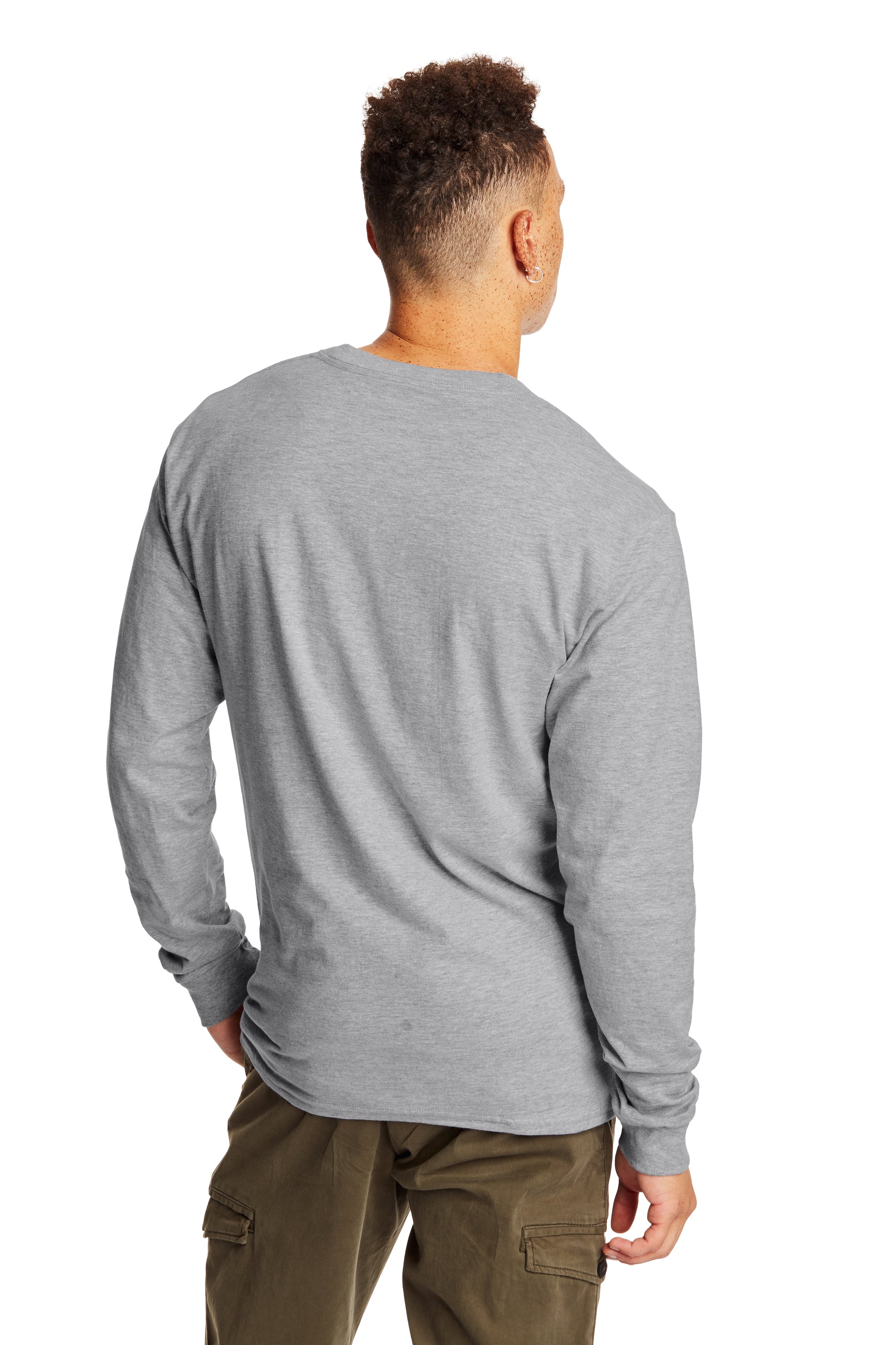 Beefy-T® Long Sleeve Tee - Ash