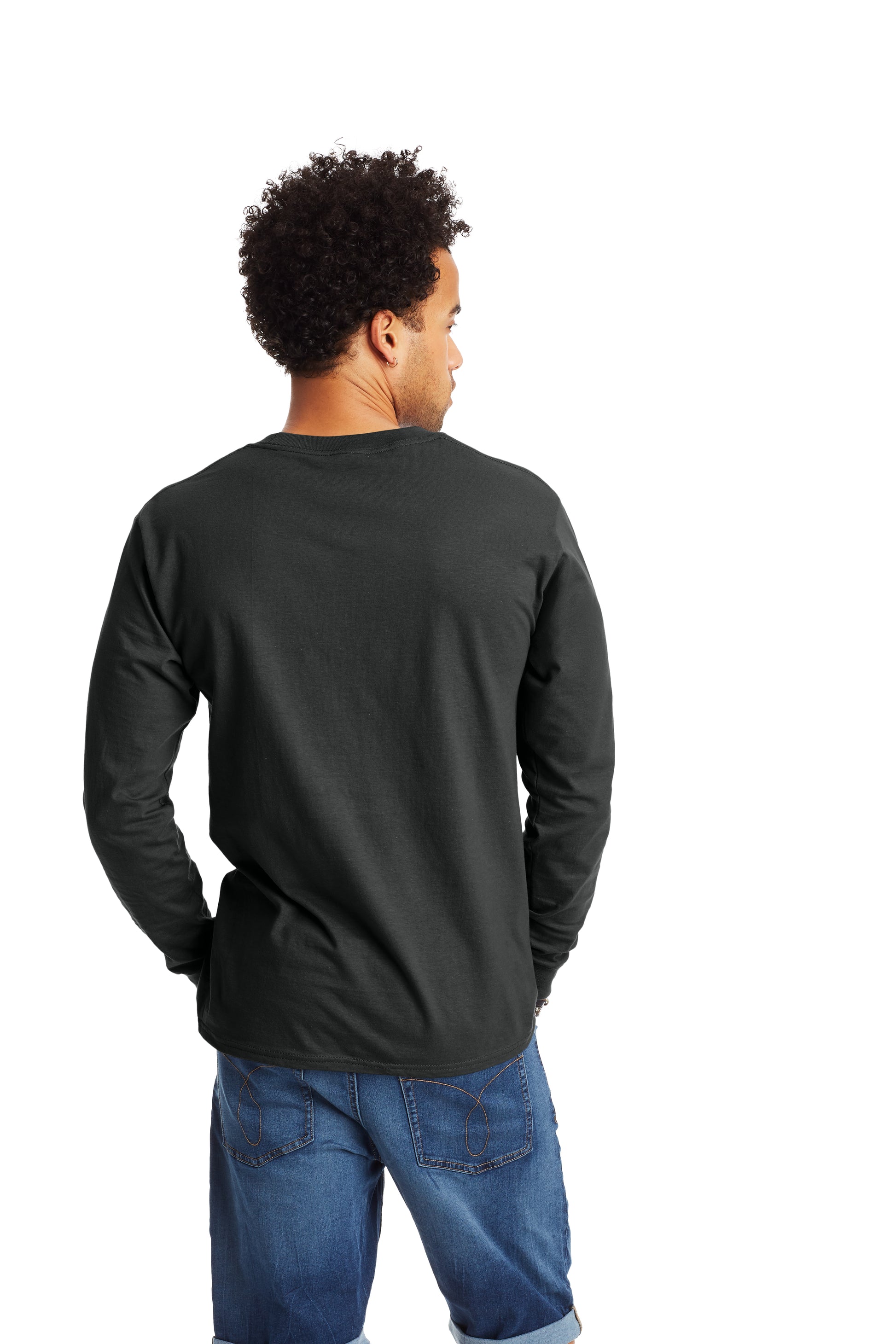 Beefy-T® Long Sleeve Tee - Black