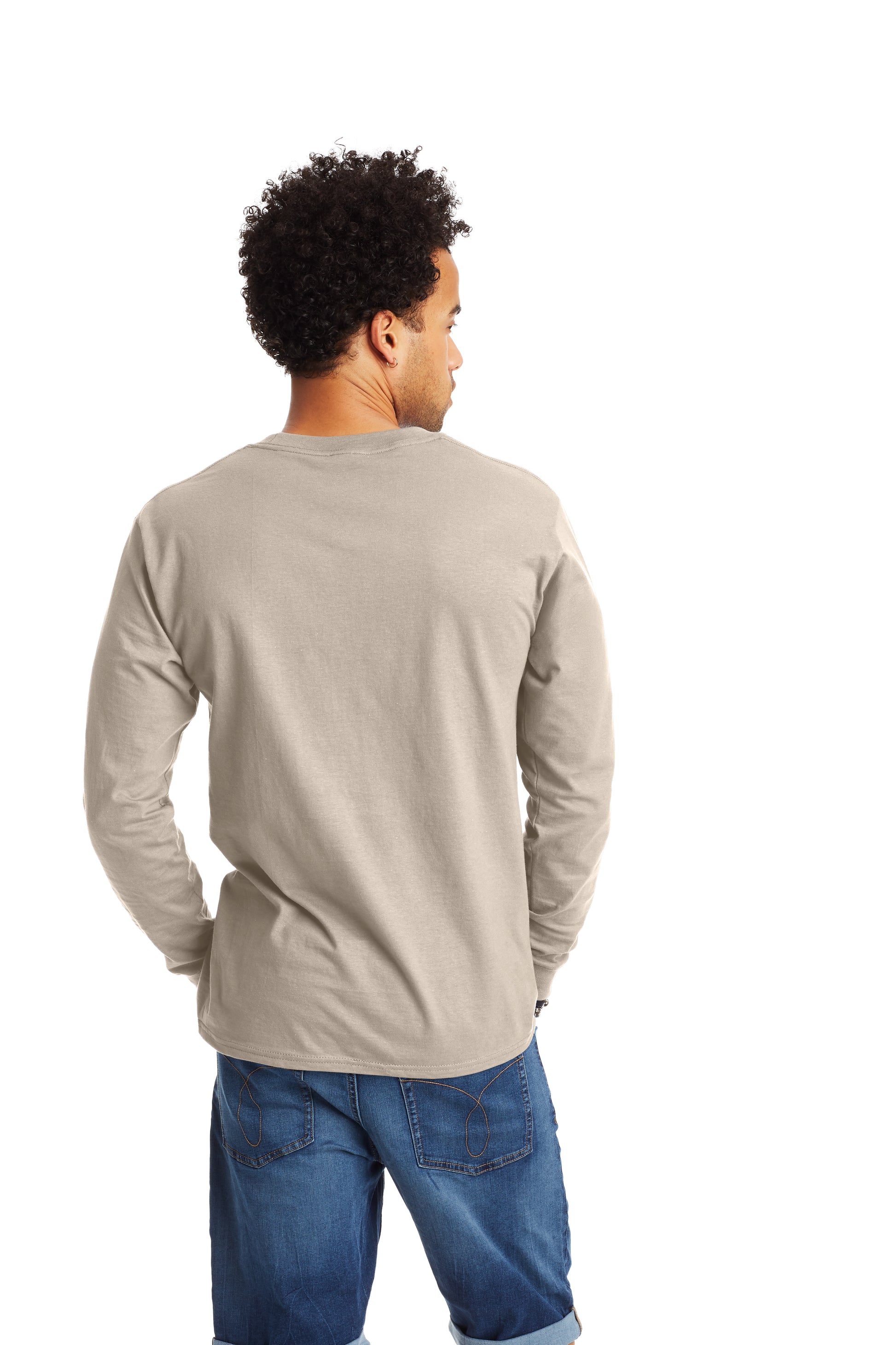 Beefy-T® Long Sleeve Tee - Sand