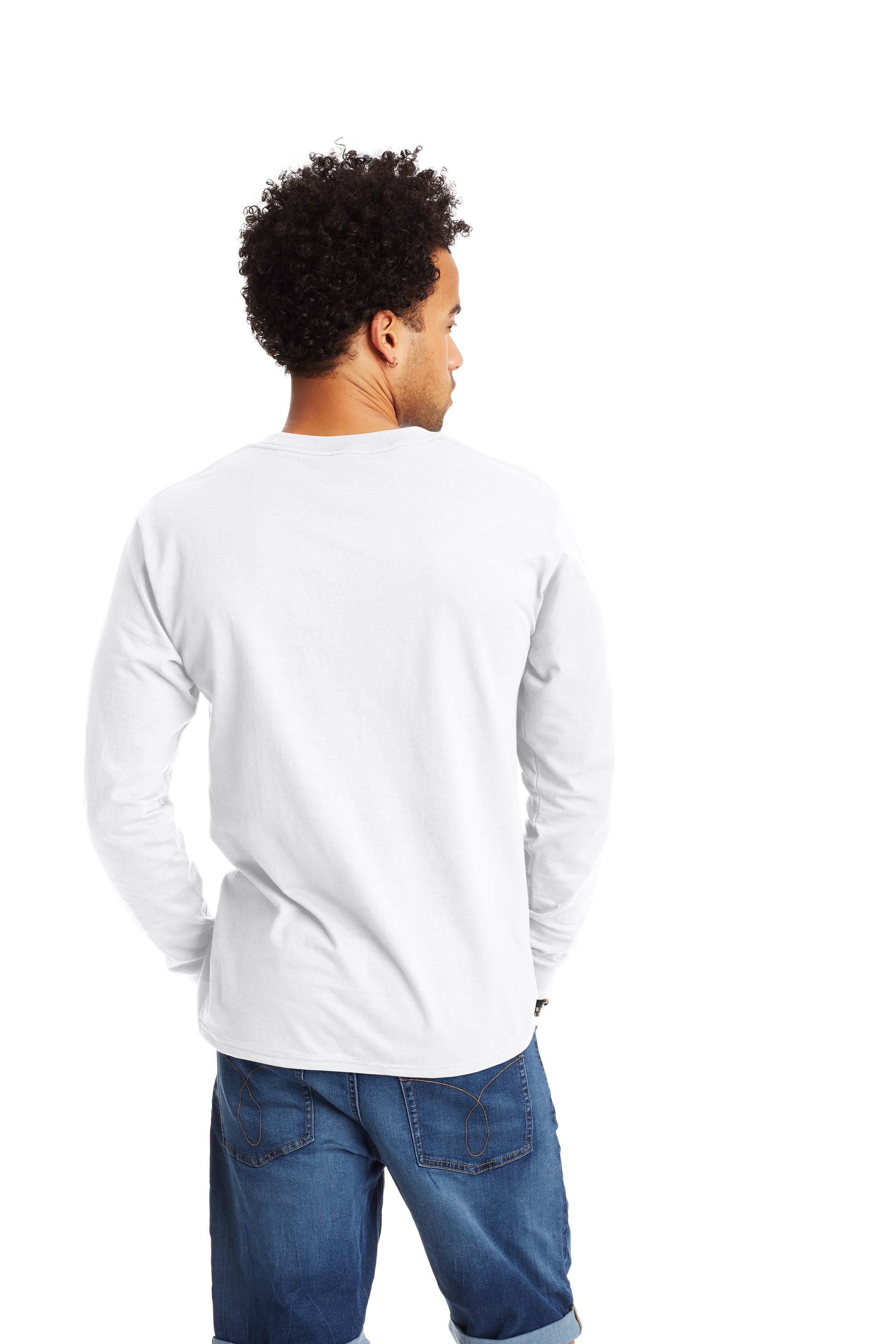 Beefy-T® Long Sleeve Tee - White