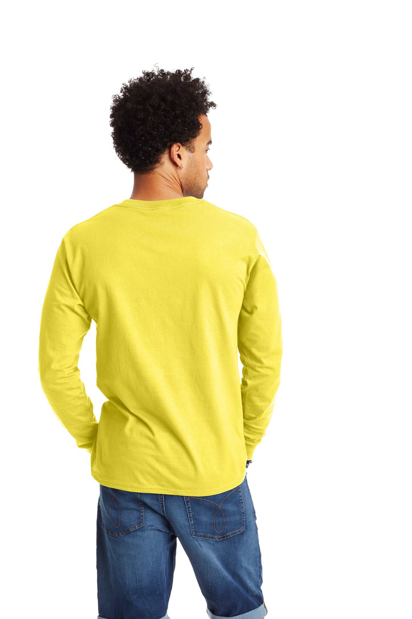 Beefy-T® Long Sleeve Tee - Yellow