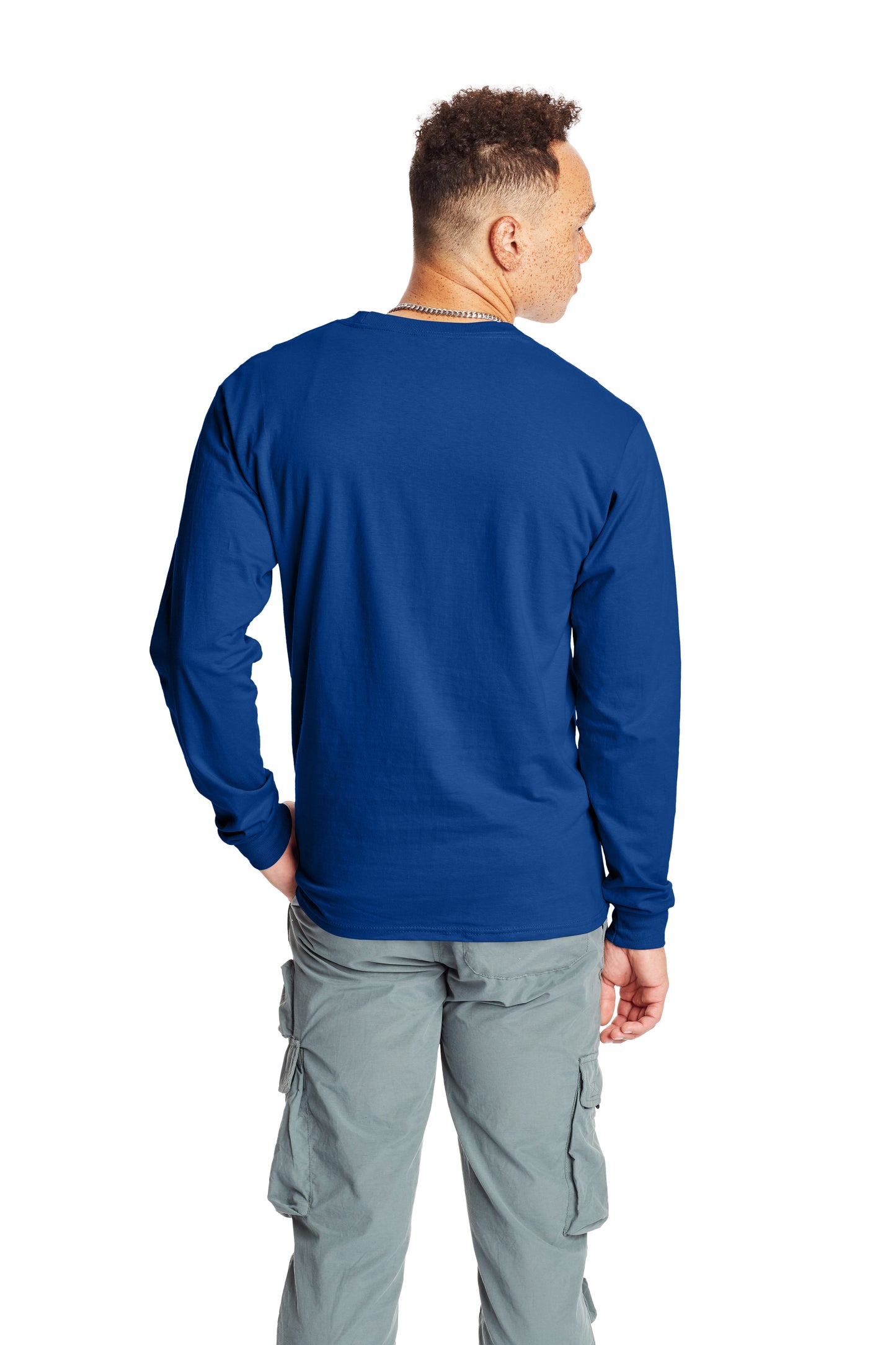 Beefy-T® Long Sleeve Tee - Deep Royal