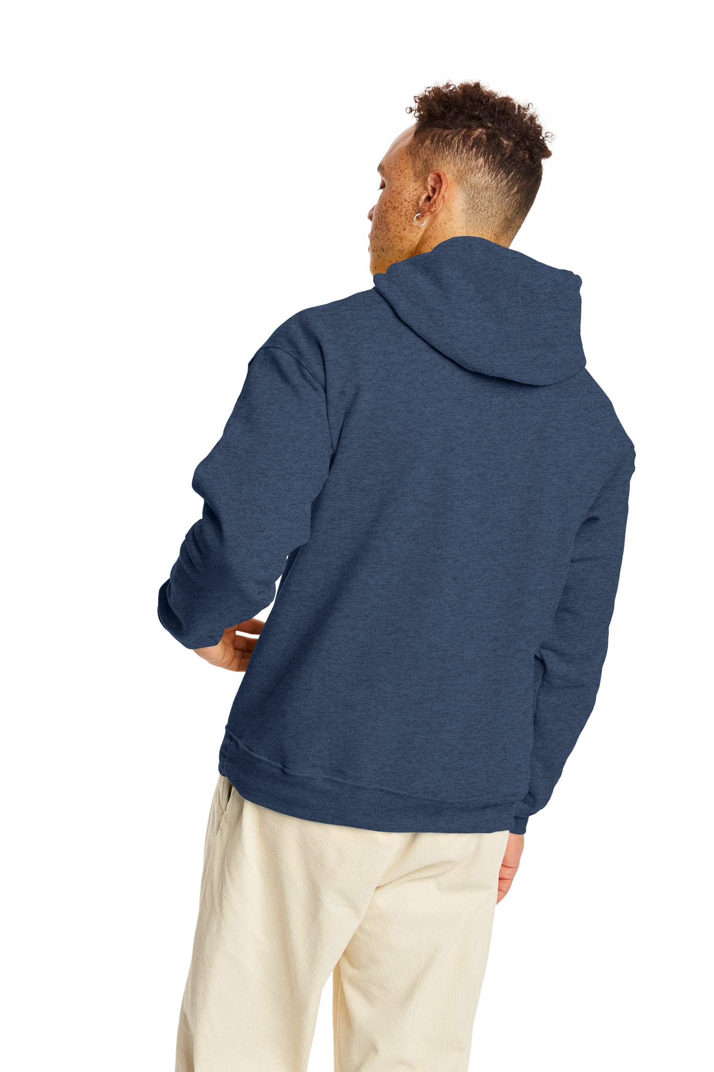 Ecosmart® 50/50 Pullover Hoodie - Heather Navy
