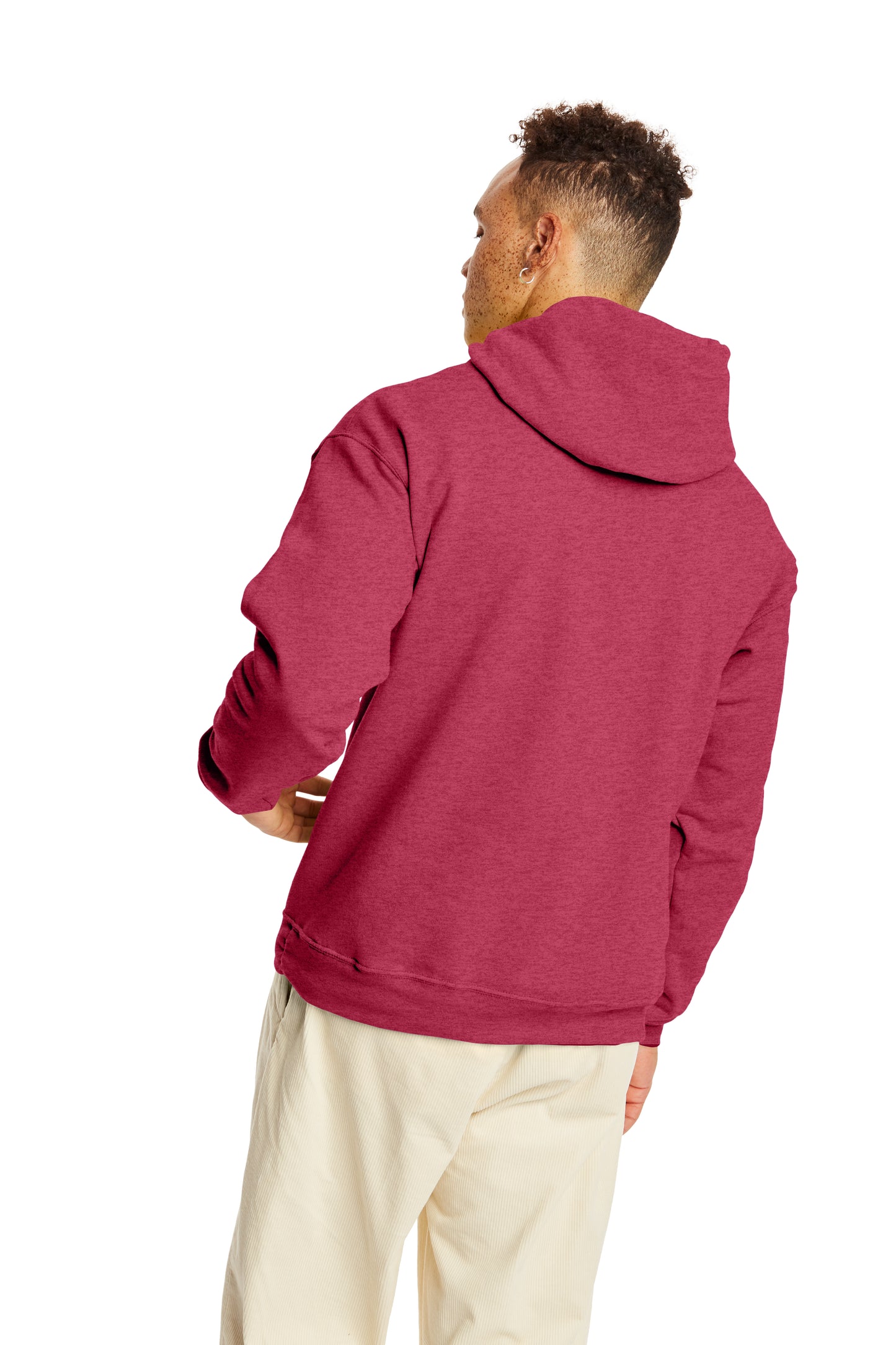 Ecosmart® 50/50 Pullover Hoodie - Heather Red